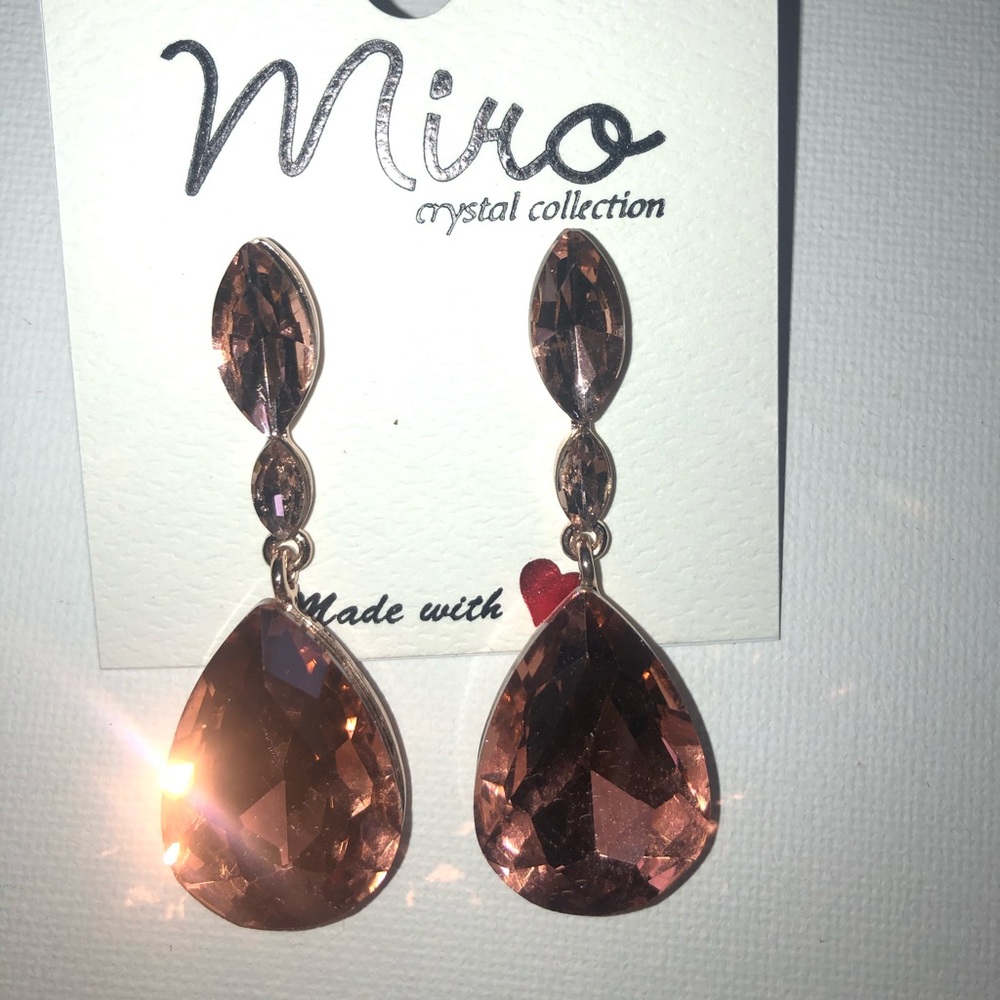 Rose rainstorm earrings